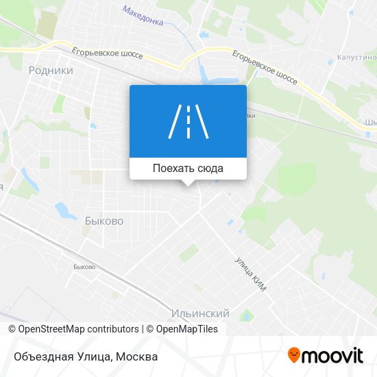 Карта Объездная Улица