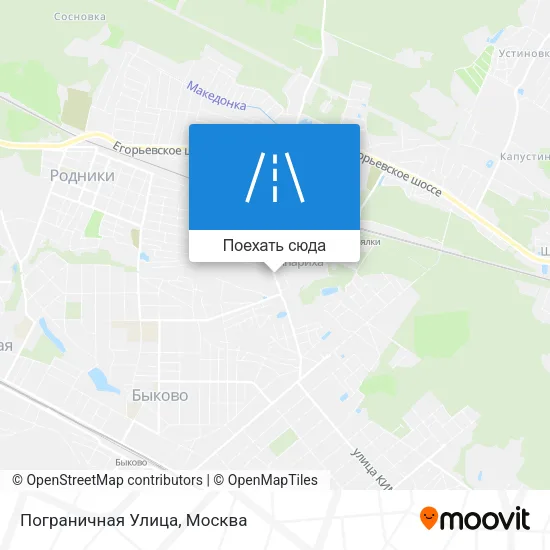 Карта Пограничная Улица