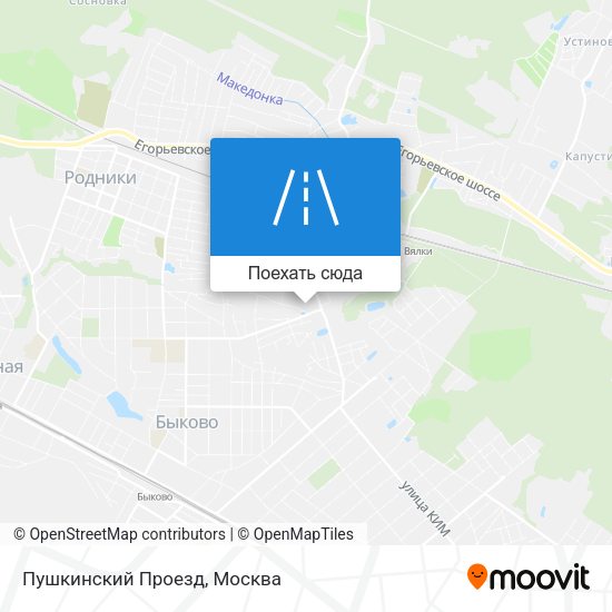 Карта Пушкинский Проезд