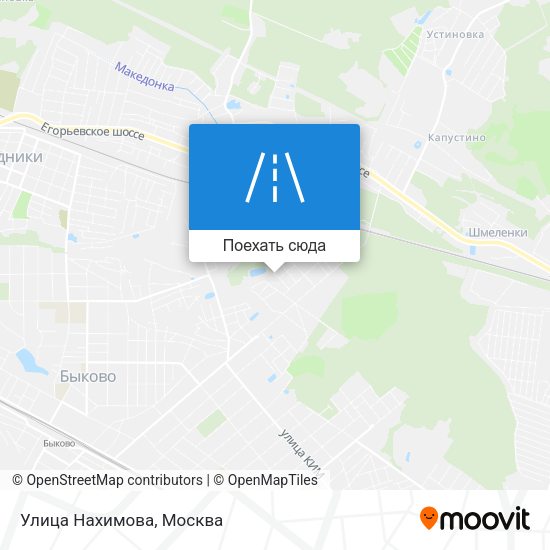 Карта Улица Нахимова