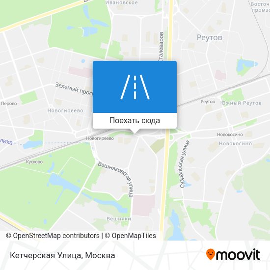 Карта Кетчерская Улица