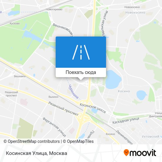 Карта Косинская Улица
