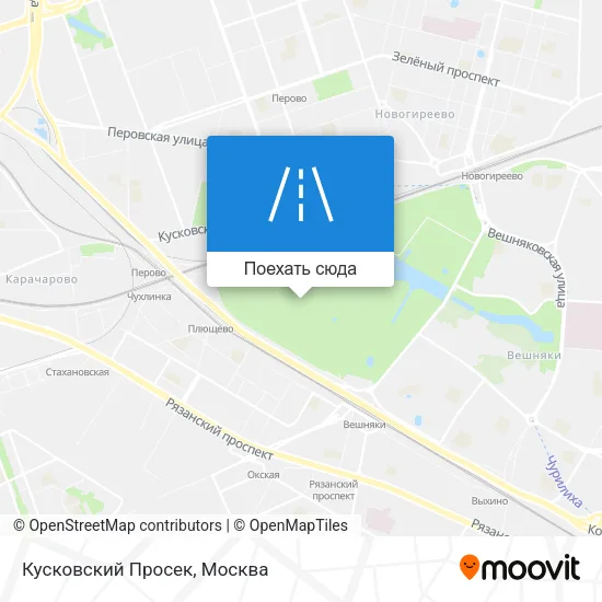 Карта Кусковский Просек