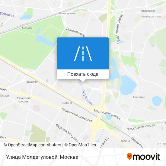Карта Улица Молдагуловой