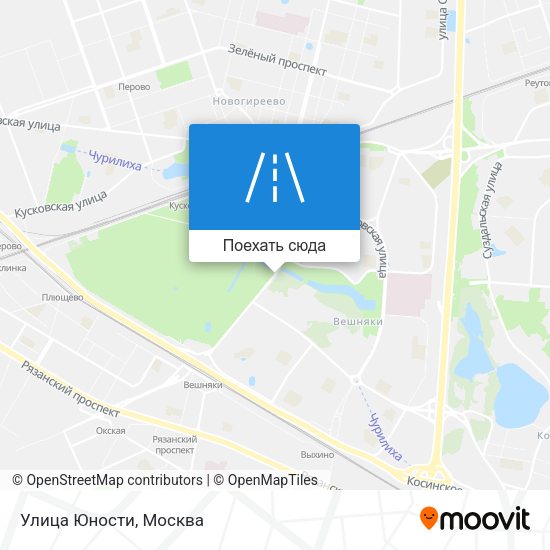 Карта Улица Юности