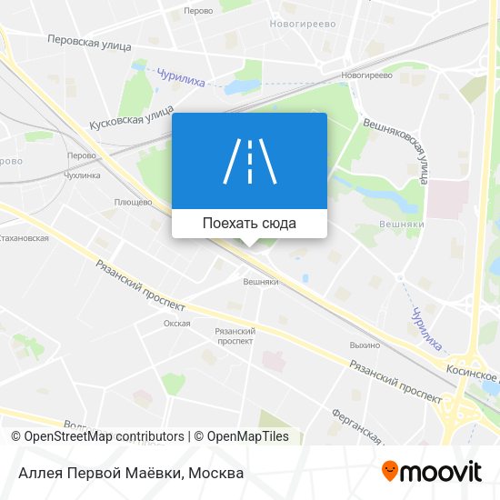 Карта Аллея Первой Маёвки