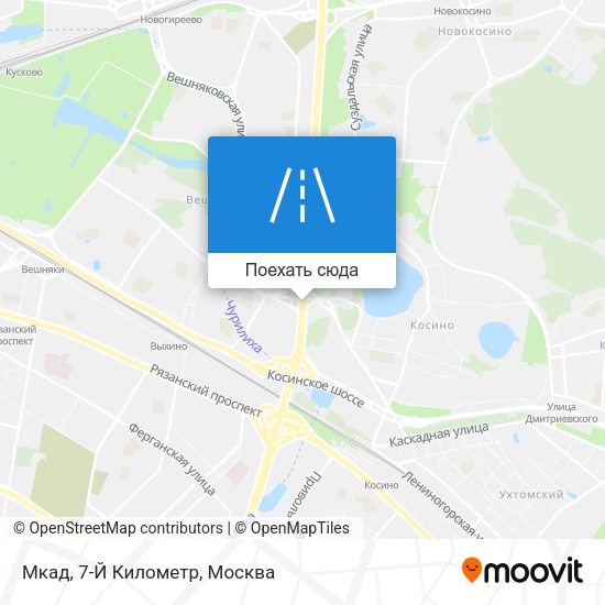 Карта Мкад, 7-Й Километр