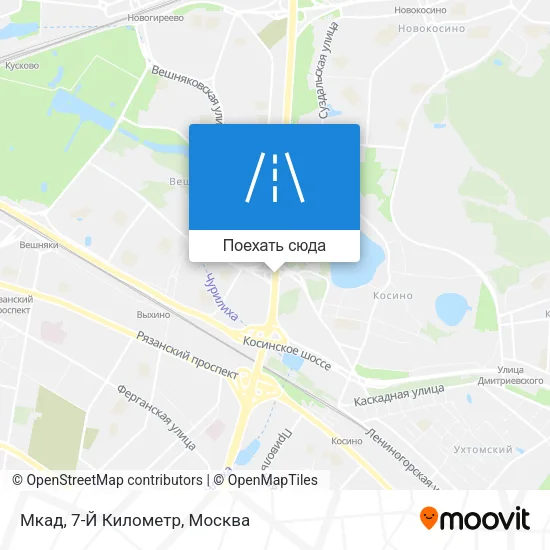 Карта Мкад, 7-Й Километр