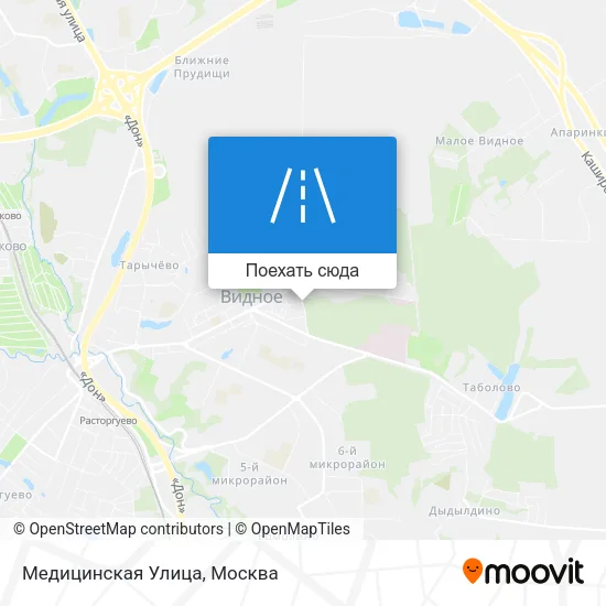 Карта Медицинская Улица