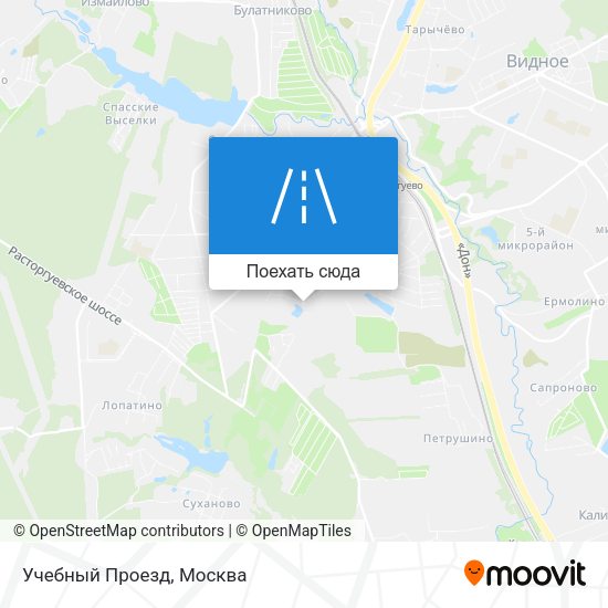 Карта Учебный Проезд