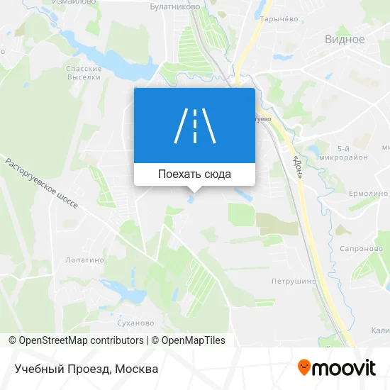 Карта Учебный Проезд