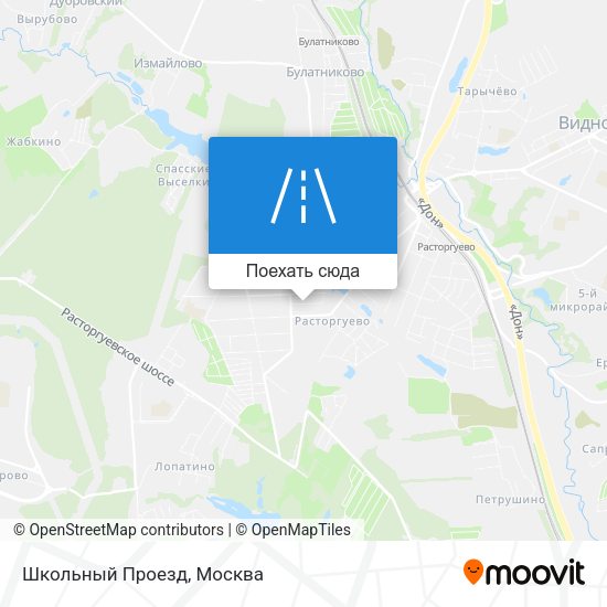 Карта Школьный Проезд