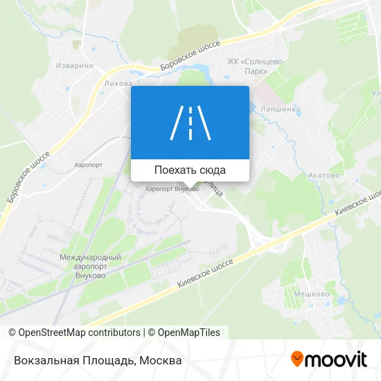 Карта Вокзальная Площадь