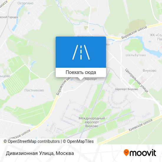 Карта Дивизионная Улица