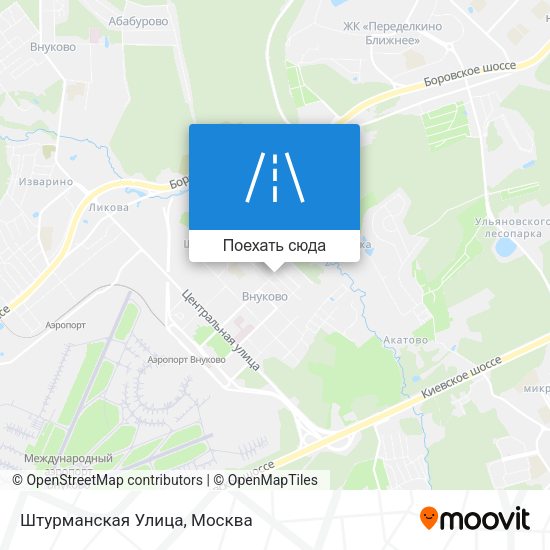 Карта Штурманская Улица