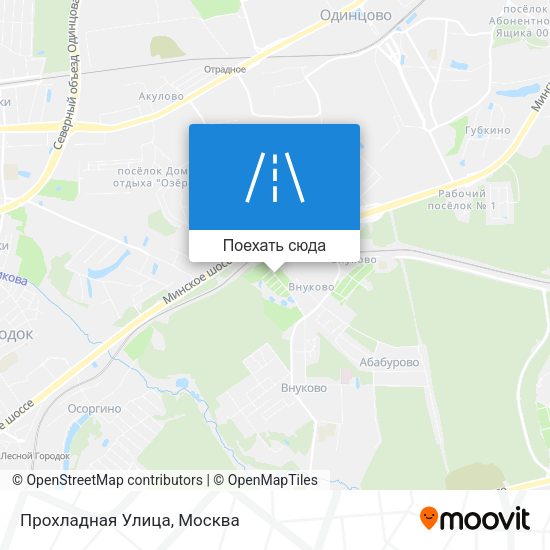 Карта Прохладная Улица