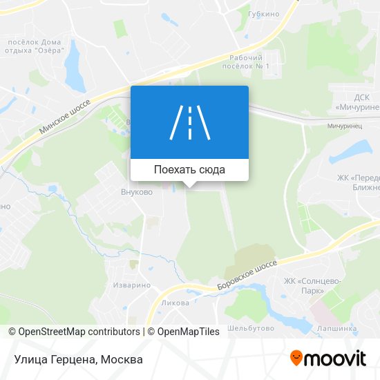 Карта Улица Герцена