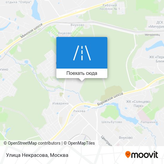 Карта Улица Некрасова