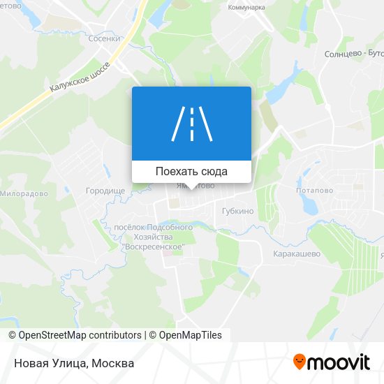 Карта Новая Улица