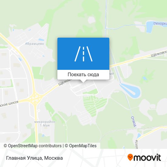 Карта Главная Улица