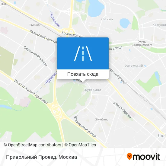 Карта Привольный Проезд