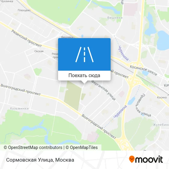 Карта Сормовская Улица