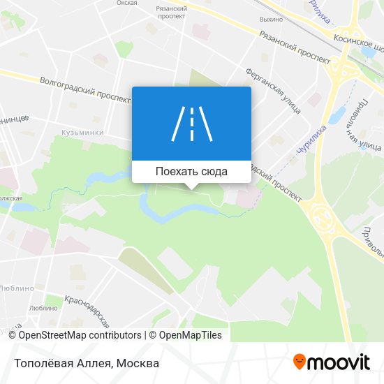 Карта Тополёвая Аллея