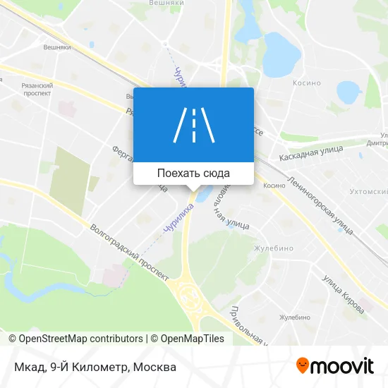 Карта Мкад, 9-Й Километр