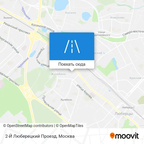Карта 2-Й Люберецкий Проезд