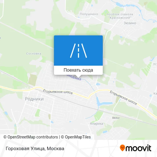 Карта Гороховая Улица