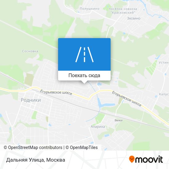 Карта Дальняя Улица