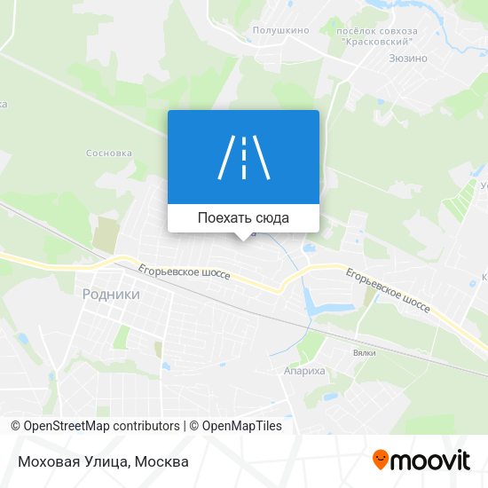 Карта Моховая Улица