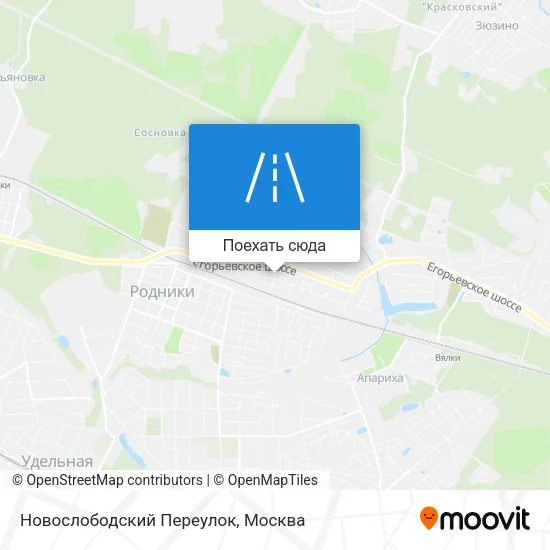 Карта Новослободский Переулок