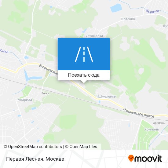 Карта Первая Лесная
