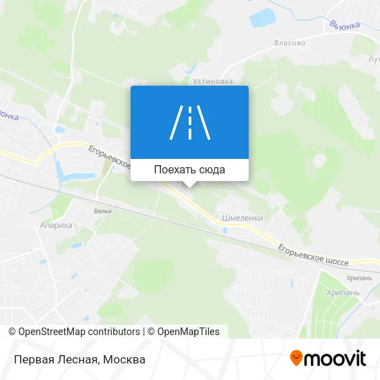 Карта Первая Лесная