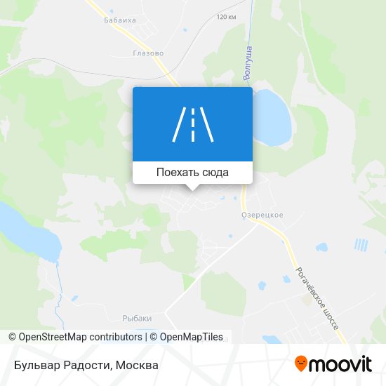 Карта Бульвар Радости