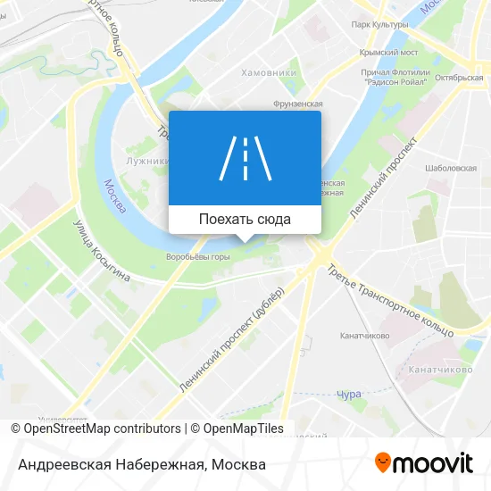 Карта Андреевская Набережная