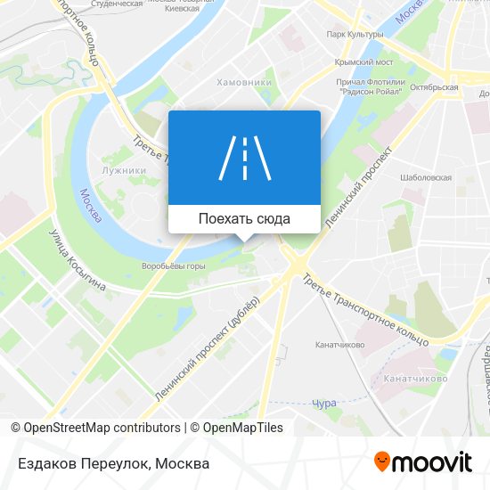 Карта Ездаков Переулок