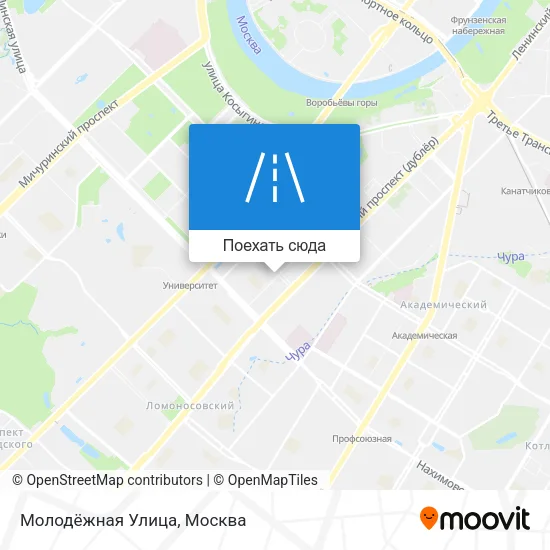 Карта Молодёжная Улица