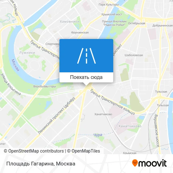 Карта Площадь Гагарина