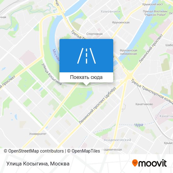 Карта Улица Косыгина