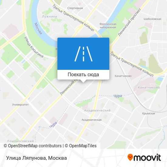 Карта Улица Ляпунова