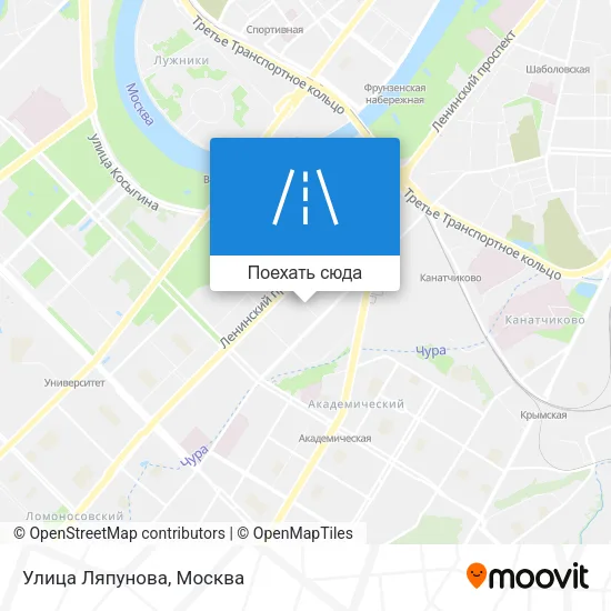 Карта Улица Ляпунова