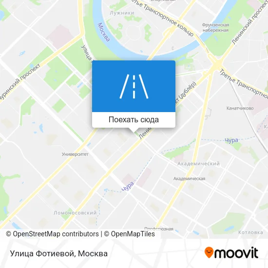 Карта Улица Фотиевой