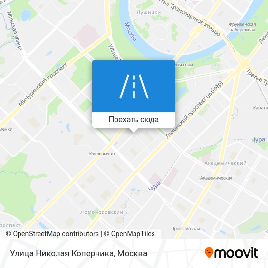 Карта Улица Николая Коперника