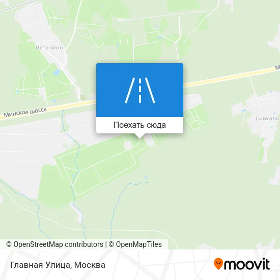 Карта Главная Улица