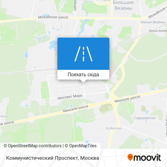 Карта Коммунистический Проспект