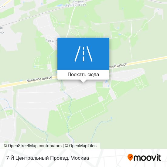 Карта 7-Й Центральный Проезд