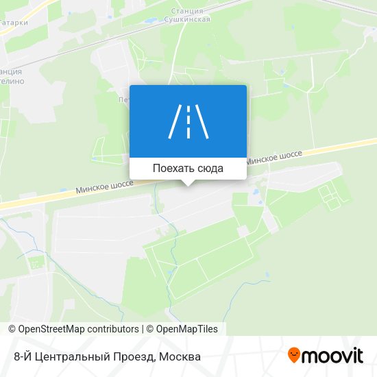 Карта 8-Й Центральный Проезд
