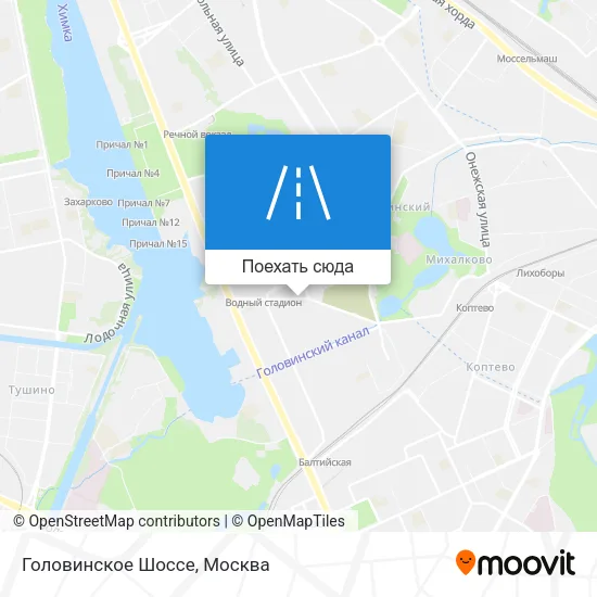 Карта Головинское Шоссе